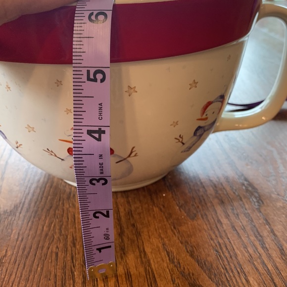 Large snowman mixing bowl - Picture 10 of 10